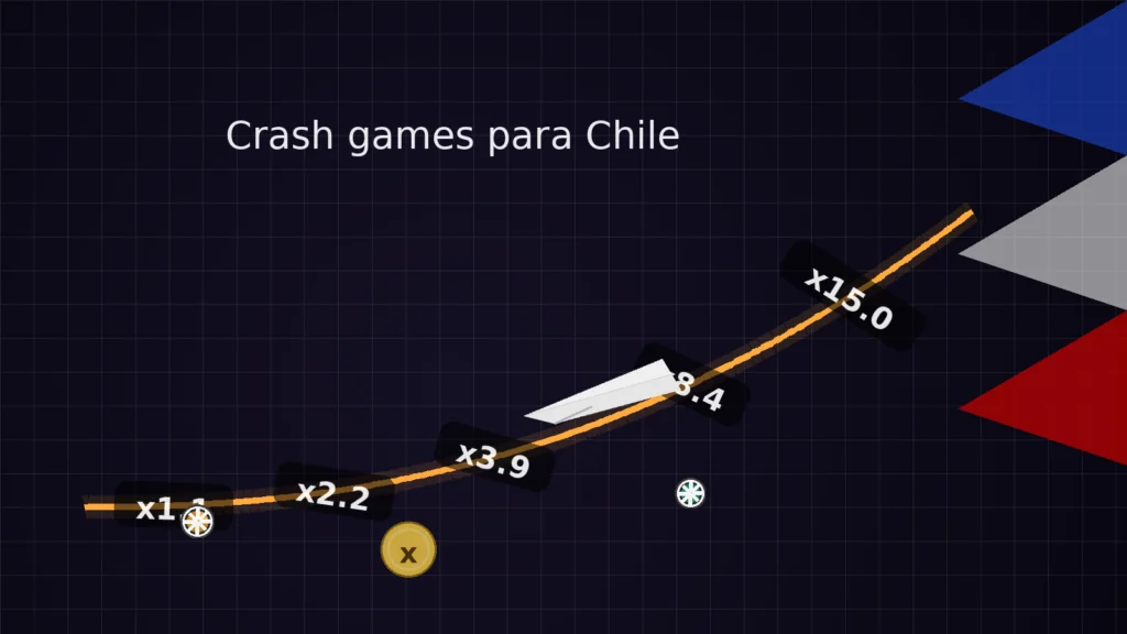 Juegos crash en Chile gráfico ascendente con cohete, multiplicadores x y fichas sutiles en Pin-Up Casino para apuestas online y retiro a tiempo